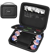 casmilee Dart Cases Hold 6 Soft Tip and Steel Darts Set, Dart Holder Bag Storage Organizer with 6...