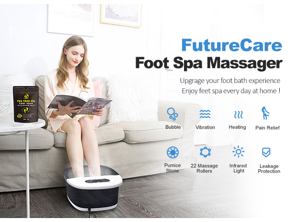 Foot spa bath massager