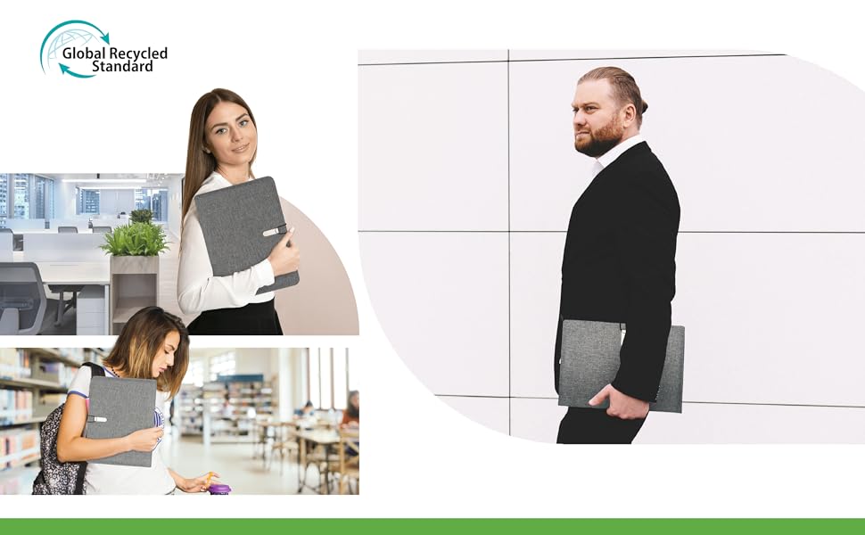 rPET, recycled, samsill, environmental, earth&amp;#39;s choice, padfolio