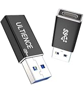 [10Gbps 2 Pack] USB C Female to USB A Male Adapter - USB 3.2 Converter High Speed 10Gbps Data Tra...