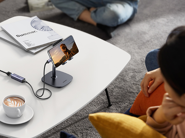 UGREEN USB C to Ethernet Adapter, 1000Mbps, RJ45, Driver-Free