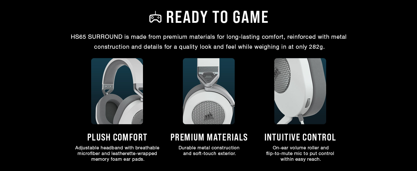 comfortable gaming headset, comfortable headset, flip-to-mute mic