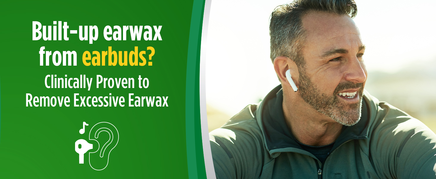 Clinically proven to remove and reduce earwax build up caused by earbuds