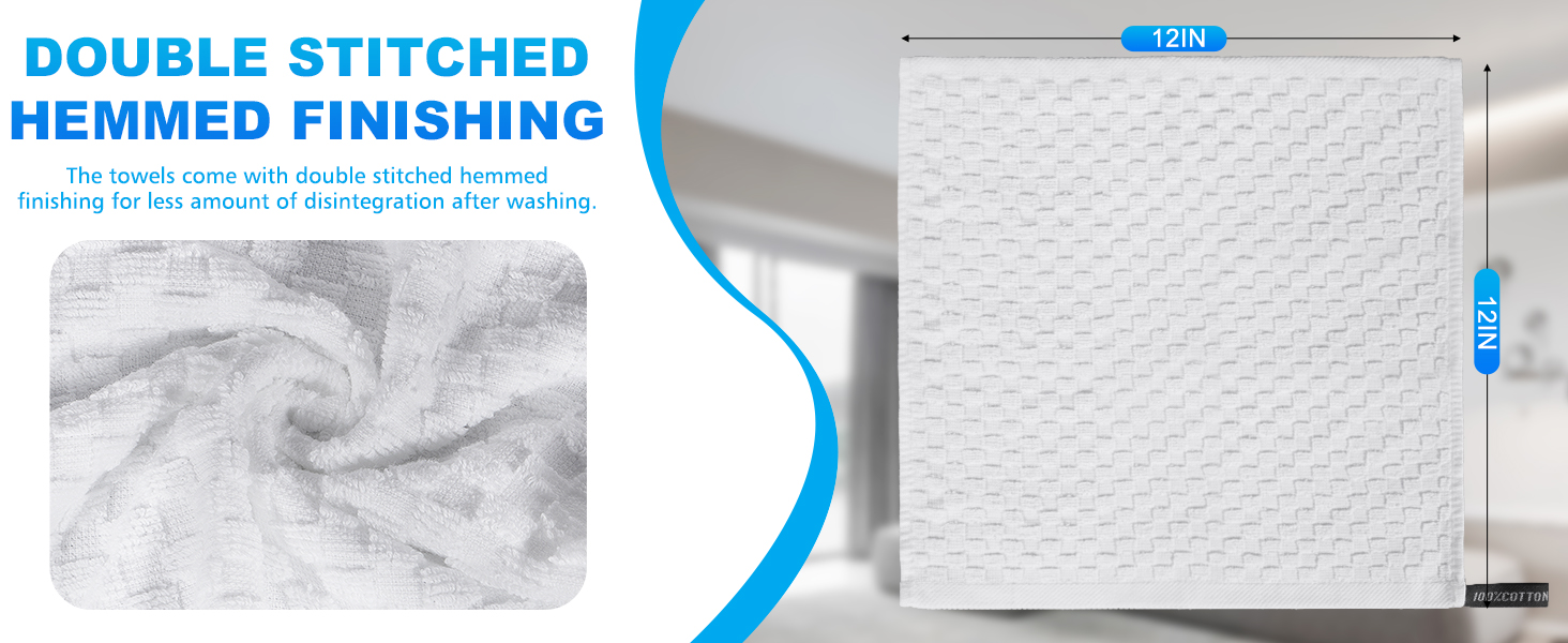 100% Cotton Wash Cloths