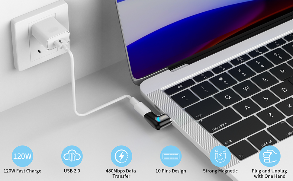 USB C Magnetic Adapter,