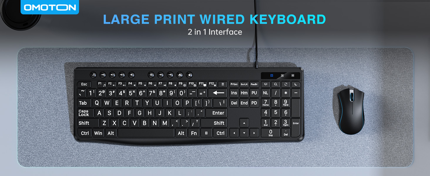 large print keyboard