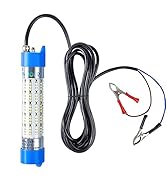 Pinboer Fishing Light Underwater 12V 15000LM 110V 35000LM Green White Blue Yellow Led Submersible...