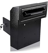xydled Door Drop Box for Mail, Mail Boxes with Key Lock,Locking Mailbox Door Mounted,Through The ...
