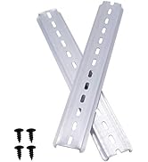 mxuteuk 2 pcs 12" Inches Long DIN Rail Slotted Aluminum Mount RoHS 35mm Wide 7.5mm High MXU-DIN-300
