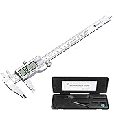 Neoteck 8 inch Digital Caliper, Stainless Electronic Calipers Measuring Tool, Fractions/inch/Mill...