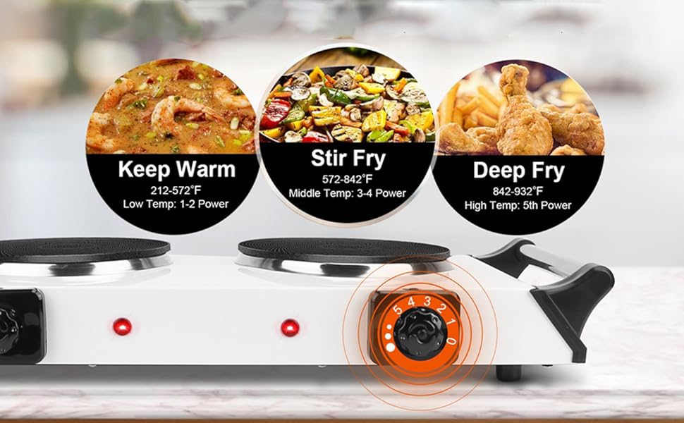 2000W Portable Electric Stove for Cooking