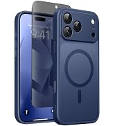 GolbinBox for iPhone 17 Pro Case Compatible with MagSafe, Deep Blue | [Full Camera Protection][Mi...