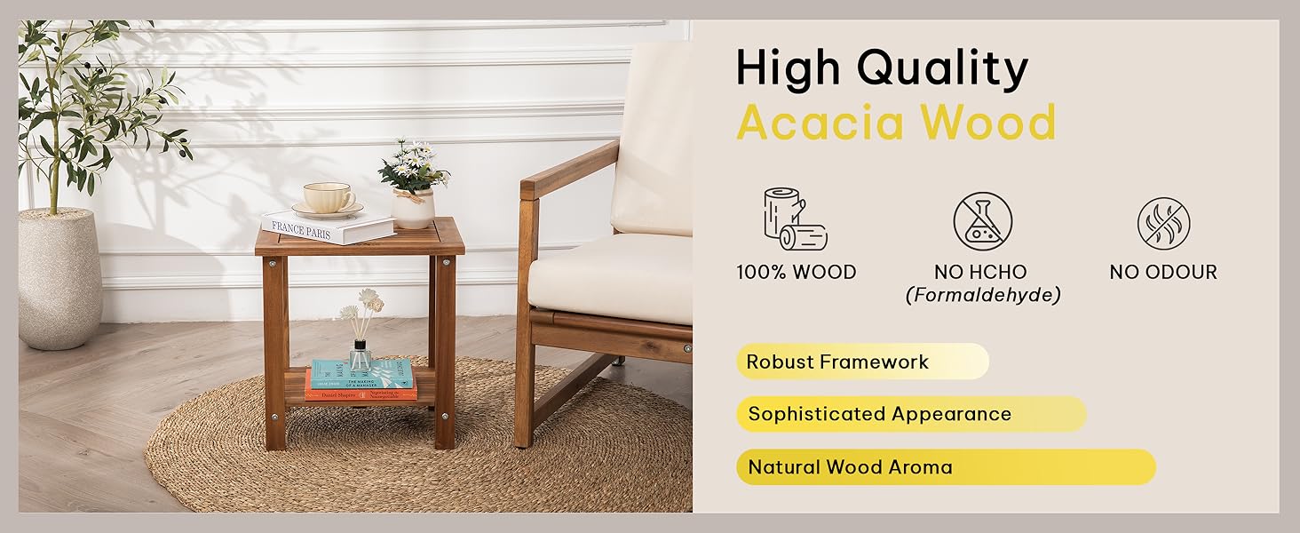 Wooden Side Table
