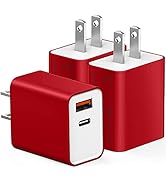 USB C Wall Charging Block, [3Pack] Multiport Fast Charge Power Brick Cube for iPhone, iPad, iPod,...