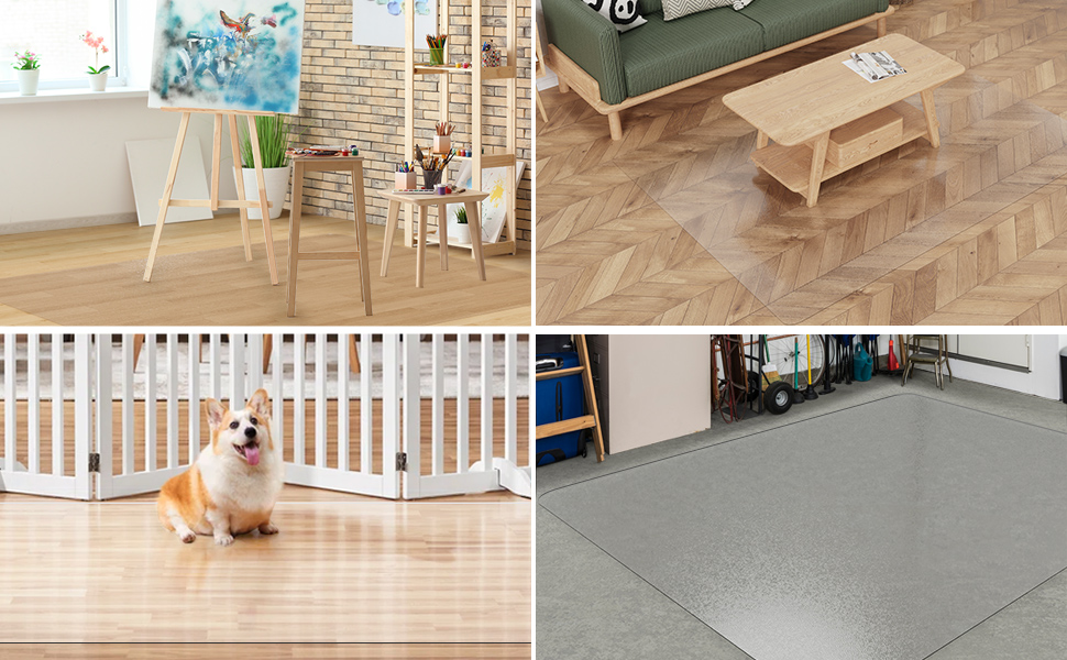 clear vinyl rug protector