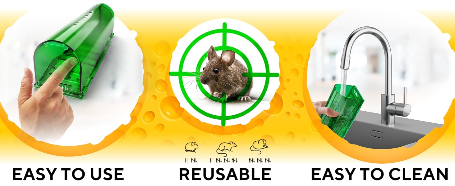 Easy to use, Reusable, Easy to clean