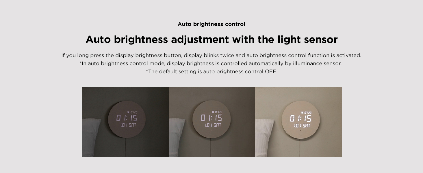Auto brightness control