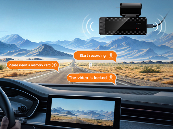 dash cam voice prompts