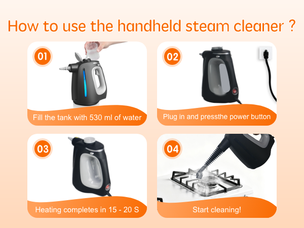 hand held steam cleaner for home