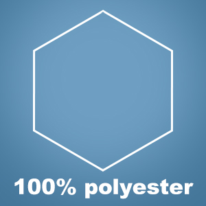 100% polyester