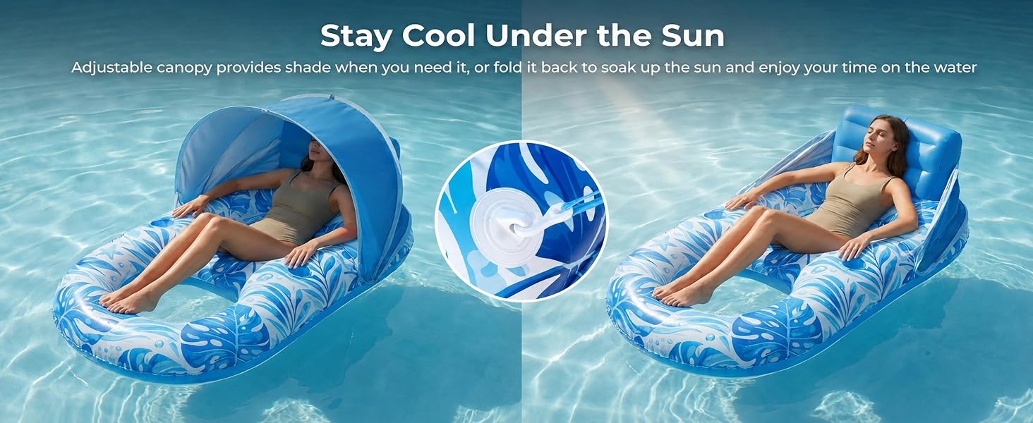 Pool Float with Canopy