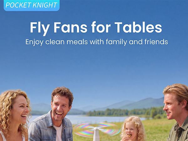 Fly fans for tables