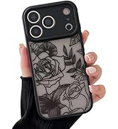 XIZYO for iPhone 17 Pro Case, Floral Rose Cute Phone Case for Women Girls Aesthetic Pattern Print...