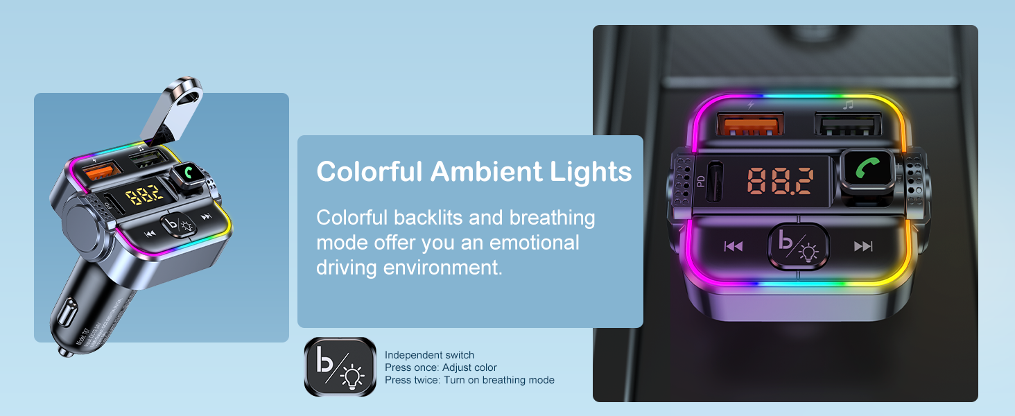 colorful ambient lights
