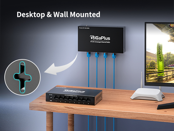 8 Port 2.5G Network Switch