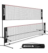 badminton net tennis net pickleball net portable volleyball net height adjustable nylon sports set