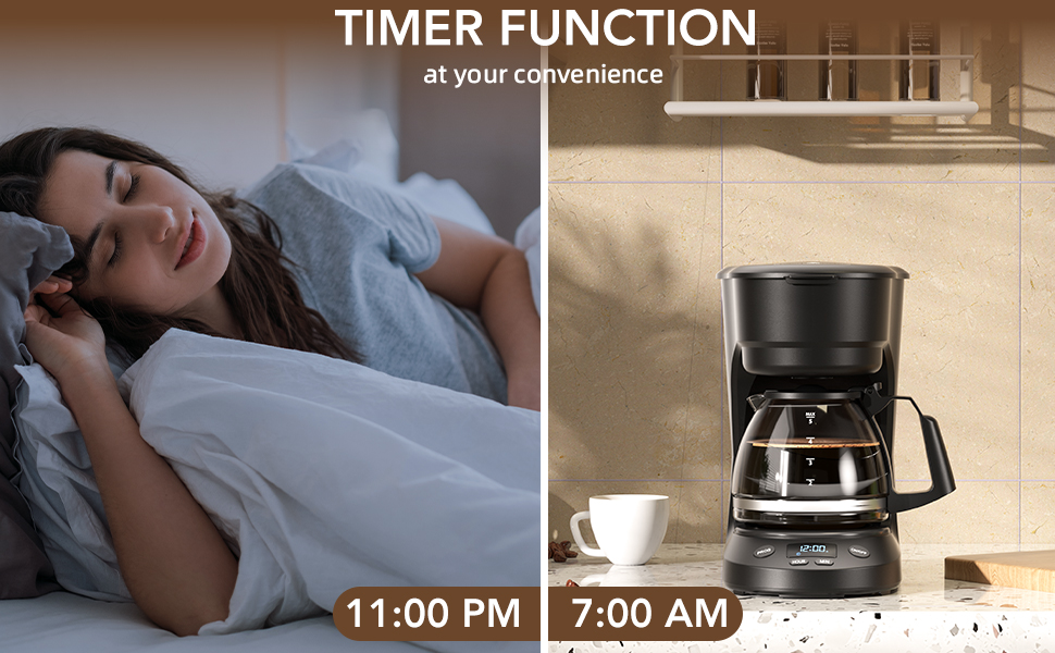 TIMER FUNCTION at your convenience