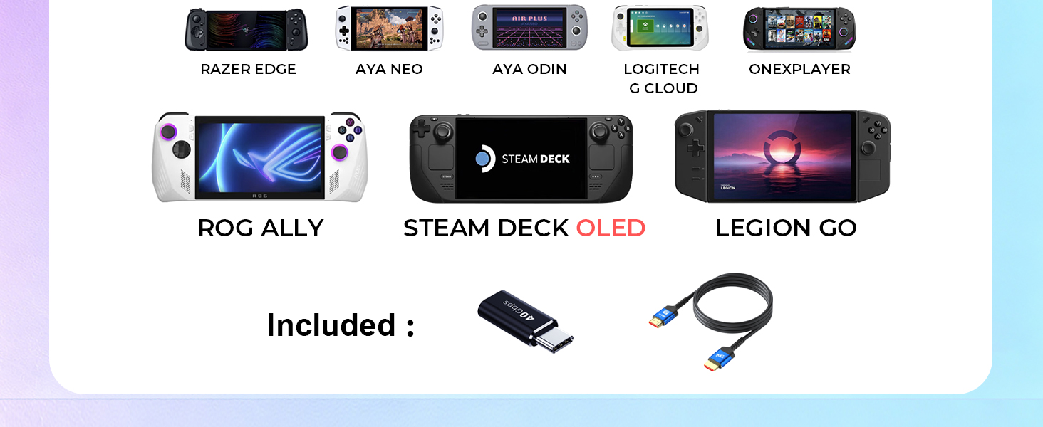 Steam deck dock