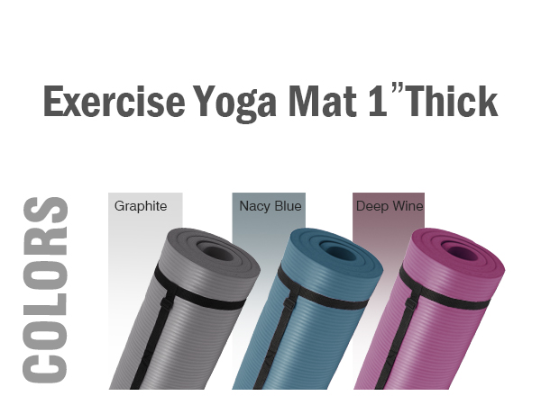 1 inch yoga mat