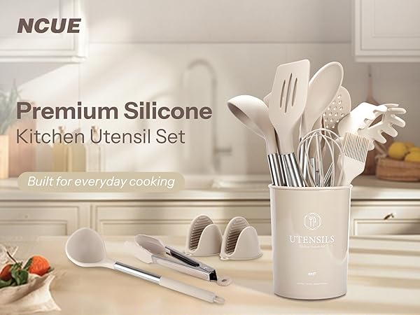 28 Pcs Silicone Kitchen Utensils Set
