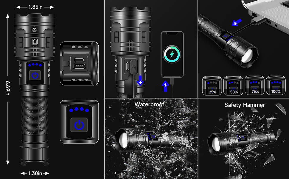 Flashlights High Lumens