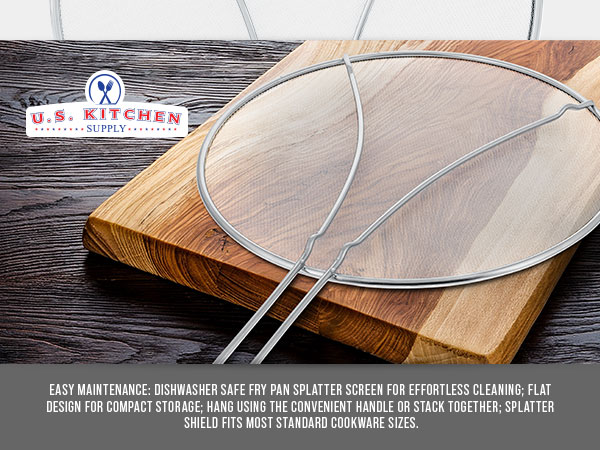 heat resistant vented stovetop pan fry skillet sauté simmer boil greaseproof safe durable