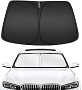 ARISMOTOR Windshield Sun Shade for BMW 3 Series 2019-2025, Custom Fit Foldable Front Window Sunsh...
