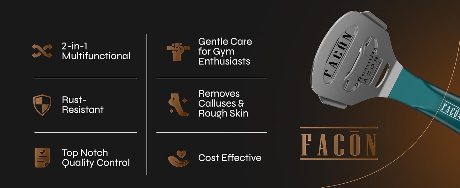 Facón Callus Shaver Pedicure Razor