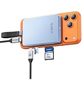 ORICO 10Gbps Magnetic M.2 NVMe SSD Enclosure with USB-C Dock Compatible for Phone 17/16/15 Pro/Ma...