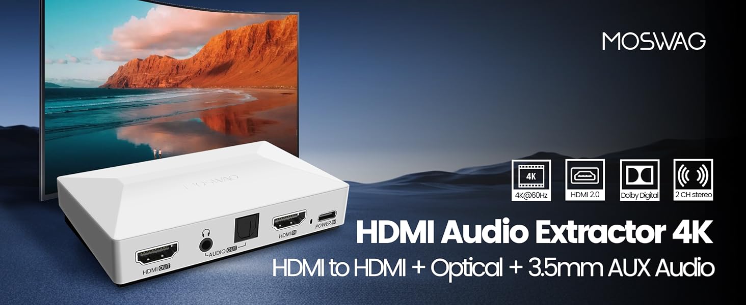 HDMI Audio Extractor 4K