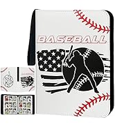 Baseball Card Binder with Sleeves, 900 Pockets Trading Card Binder,9 Pocket Card Binder Holder Al...