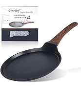 Vinchef Nonstick Crepe Pan, 10inch Skillet Pan for Dosa Tawa Omelette Tortillas Crispy Pancake, G...