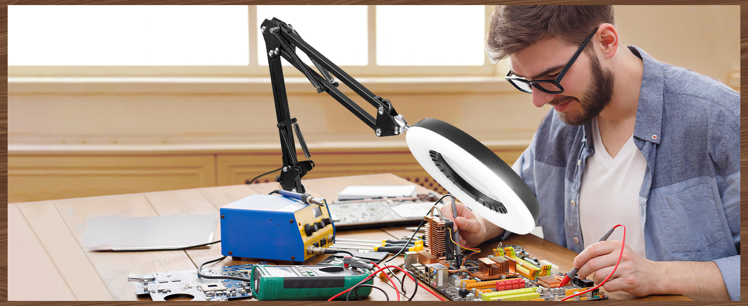 Magnifying Glass with Light