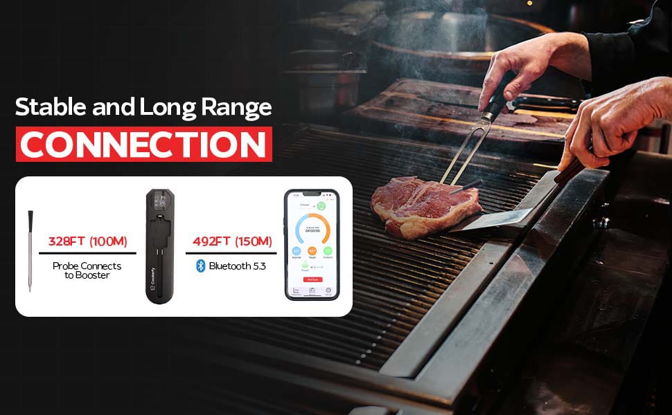 remote meat thermometer wireless