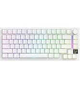 ATTACK SHARK X820 Ultra Wireless Gaming Mechanical Keyboard with TFT Smart Display&Knob,75% Hot S...