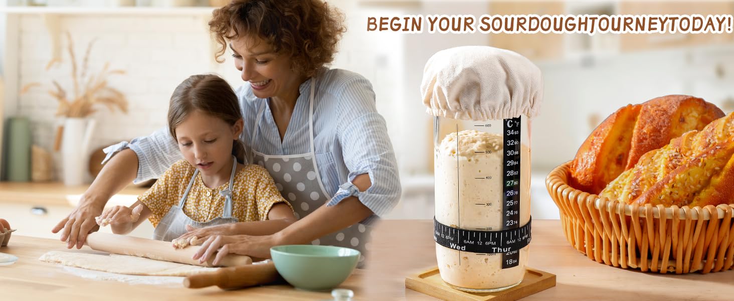 sourdough starter jar kit