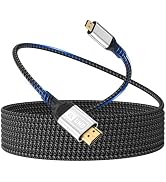 Micro HDMI to HDMI,6.56FT Cable 4K@60Hz Micro HDMI 2.0 Cable,3D HDR,ARC,Micro HDMI to HDMI Compat...