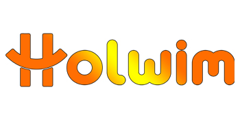 Colorful logo spelling 'Holwim' in playful, rounded letters. Each letter features a different bright color from orange to yellow.