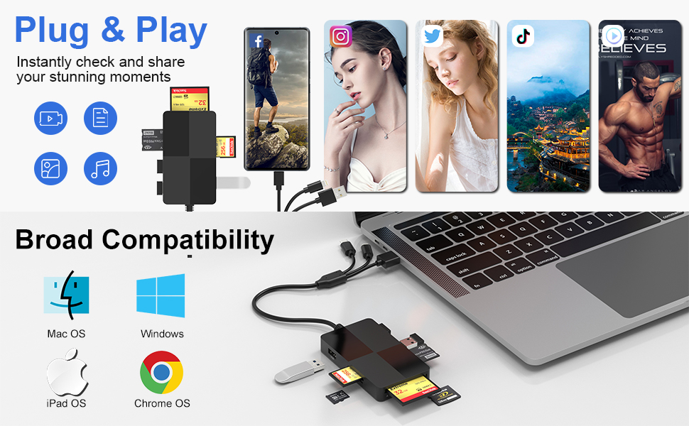 Multi Memory Card Reader 