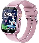 Kids Smart Watch Gift for Girls Age 5-12, 26 Games HD Touch Screen Watches with Video Camera Musi...